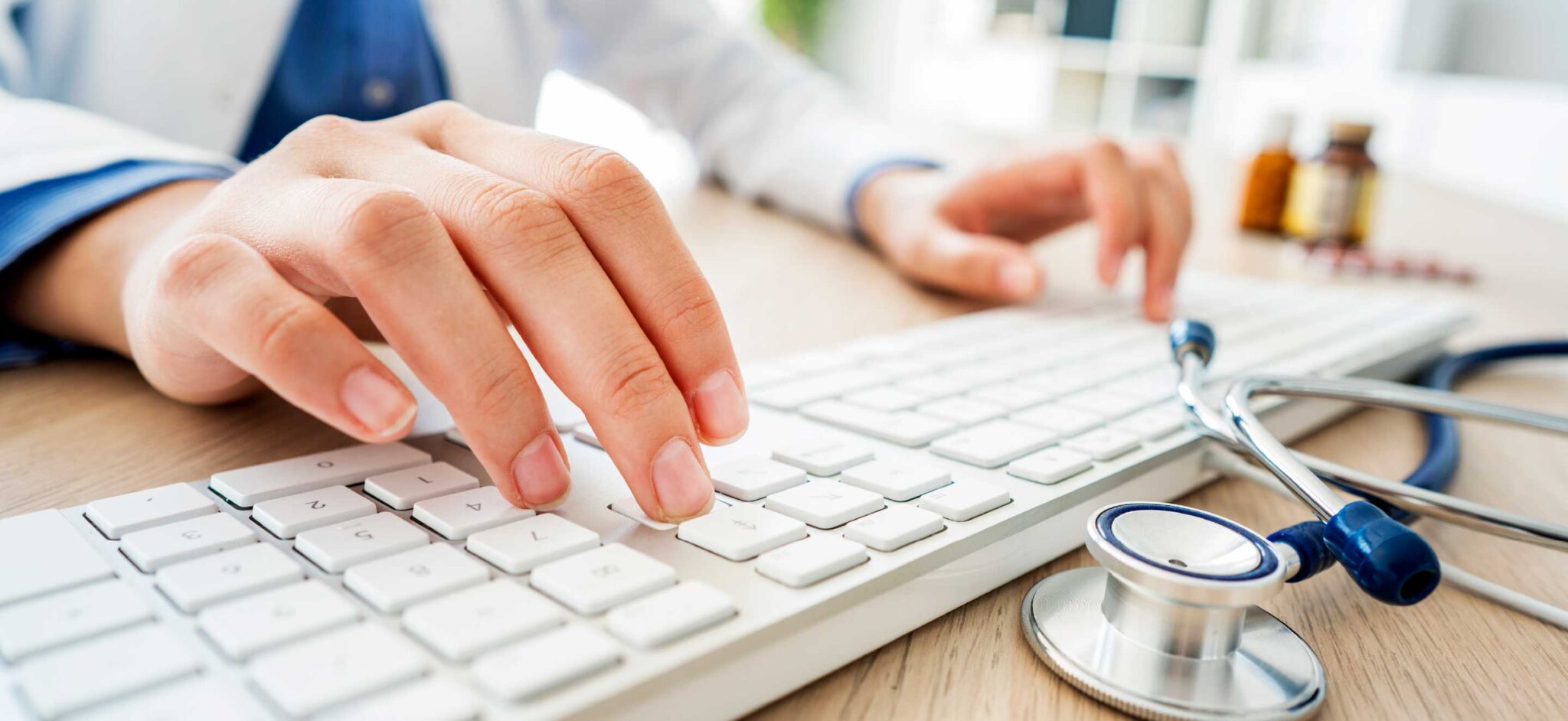 Doctor sending patient communication